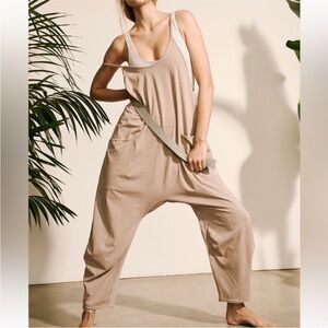 NWT! 🌟Free People Hot Shot Onesie🌟. Color Mocha Latte. Size Small.